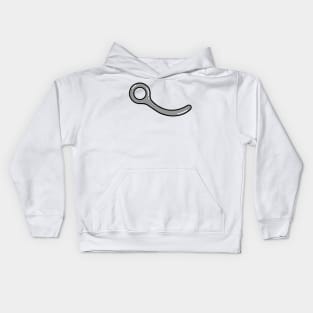 Simple Skydiving Closing Pin Kids Hoodie